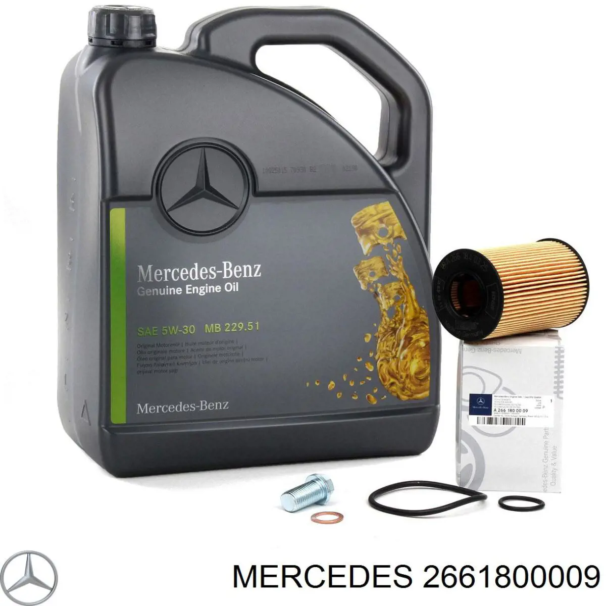 2661800009 Mercedes масляный фильтр