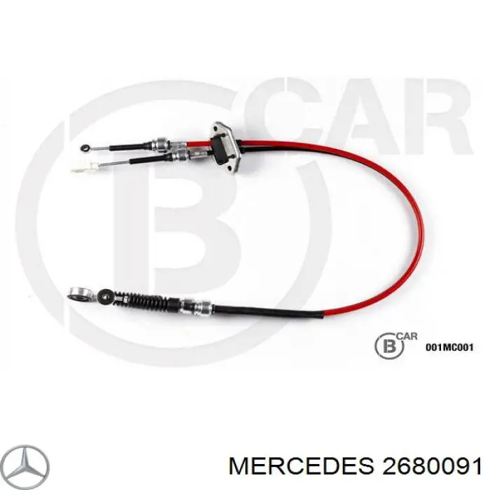 Купить 2680091 Mercedes Трос переключения передач