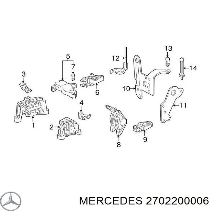  A2702200006 Mercedes