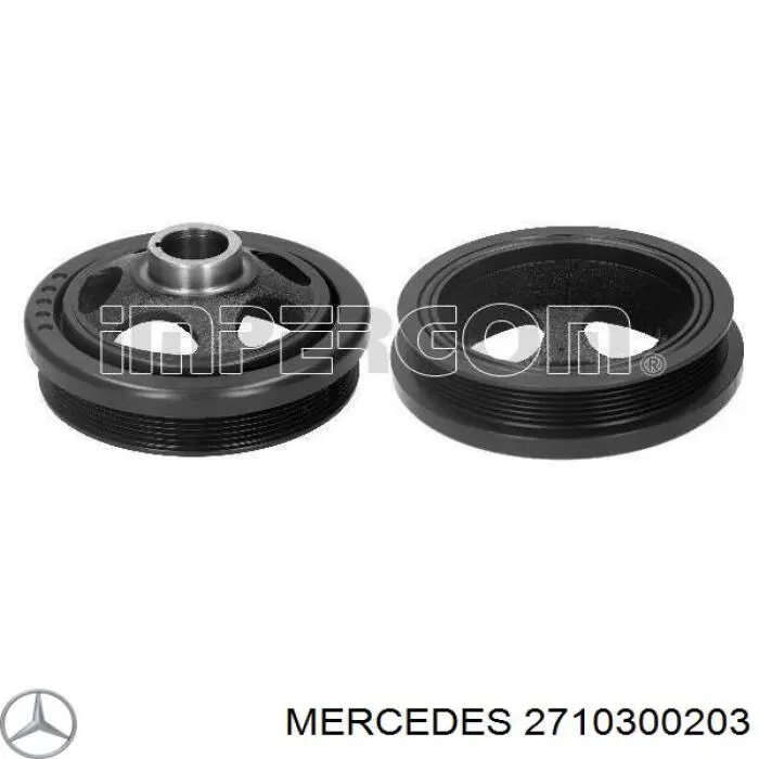 Купить 2710300203 Mercedes Шкив-демпфер коленвала