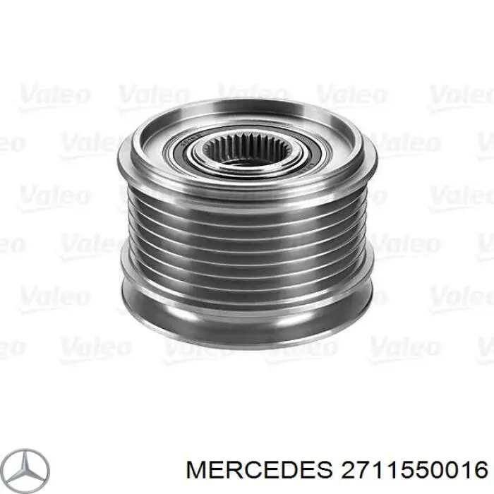 2711550016 Mercedes шкив генератора