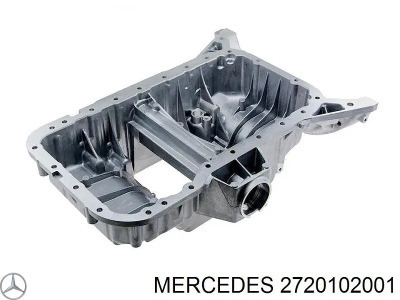 2720102001 Mercedes Поддон маслянный картера двигателя, верхняя часть