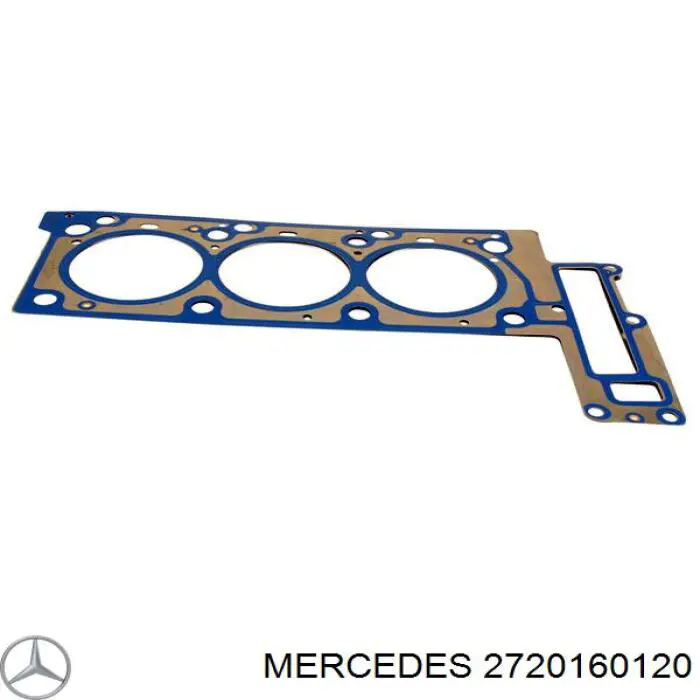 Прокладка головки блока цилиндров (ГБЦ), левая на Mercedes C (CL203)