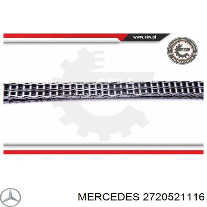 A2720521616 Mercedes Успокоитель цепи ГРМ, верхний левый ГБЦ
