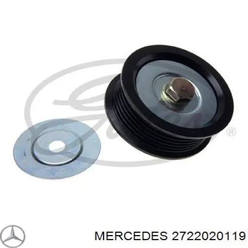 Паразитный ролик приводного ремня Mercedes 2722020119 цена, от 10.91 USD