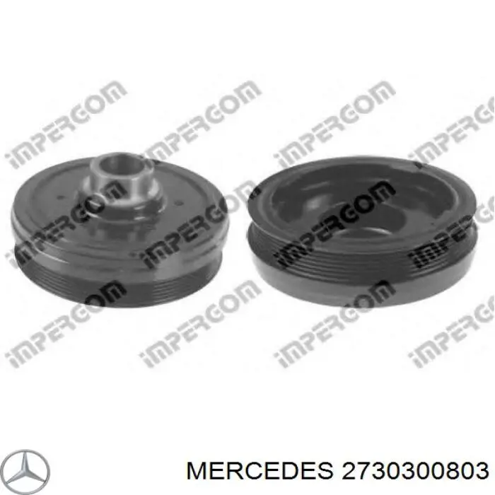 Демпферный шкив Mercedes S C216 (Мерседес-бенц С)