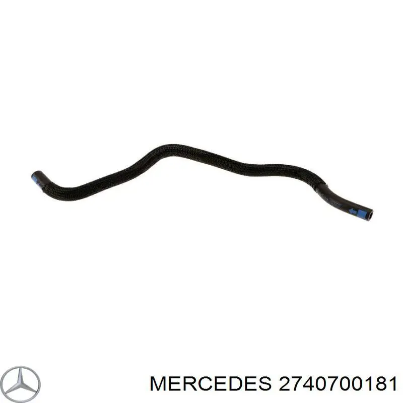 A2740700081 Mercedes трубка топливная, от тнвд к топливной рейке