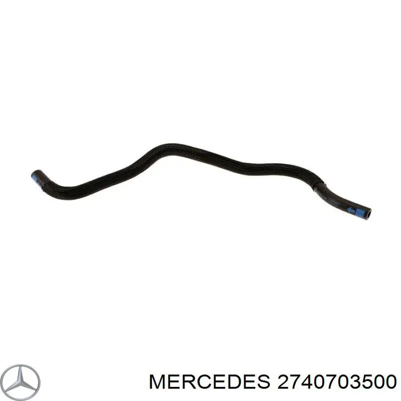 2740703500 Mercedes трубка топливная, от тнвд к топливной рейке