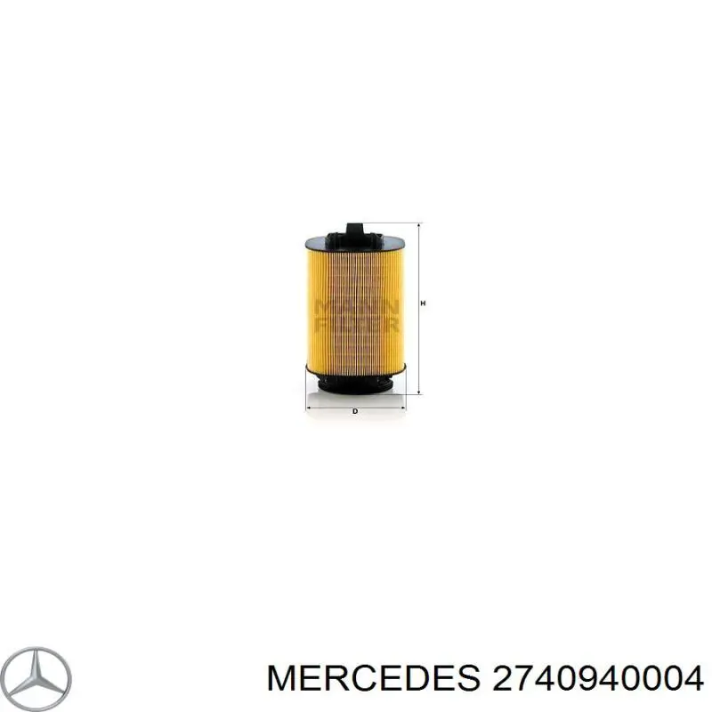 Воздушный фильтр 2740940004 Mercedes