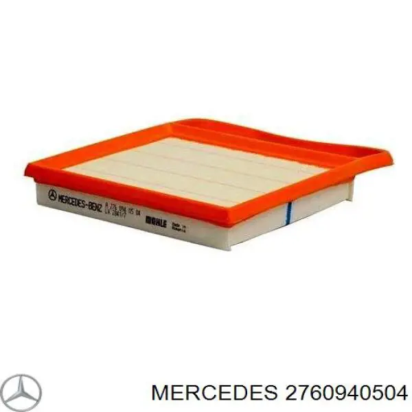 2760940504 Mercedes filtro de ar