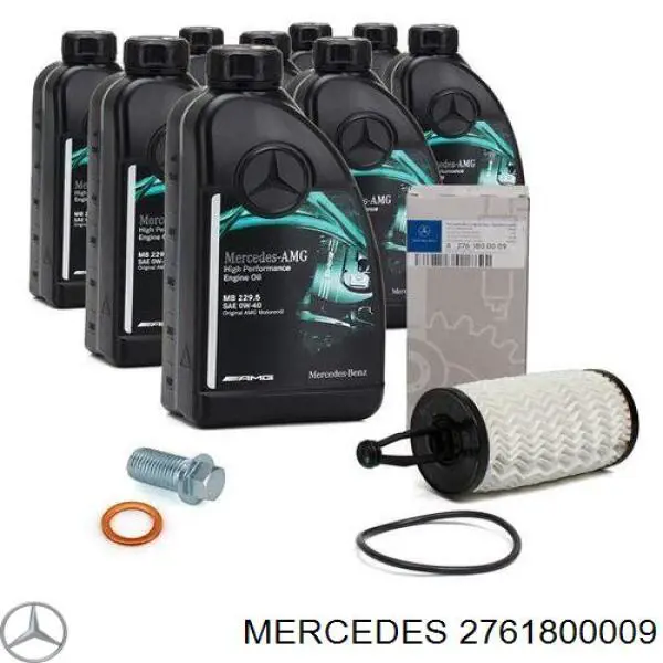 Filtro de óleo 2761800009 Mercedes