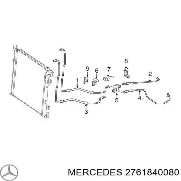  Mercedes 2761840080 цена, от 4.71 USD