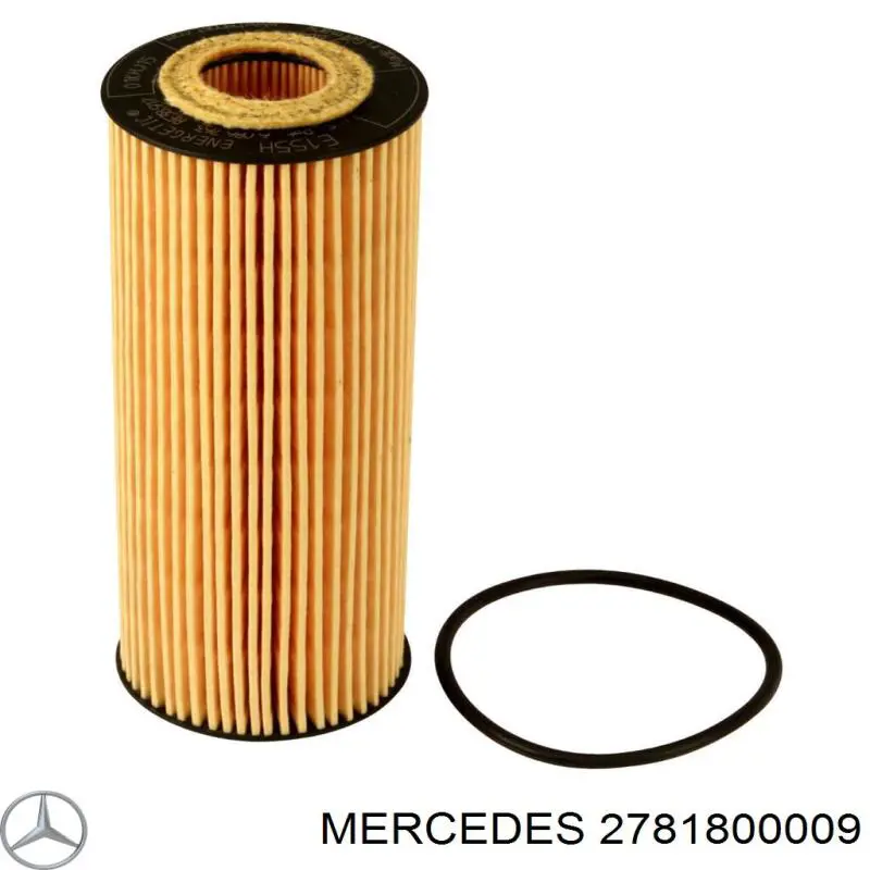 2781800009 Mercedes filtro de óleo