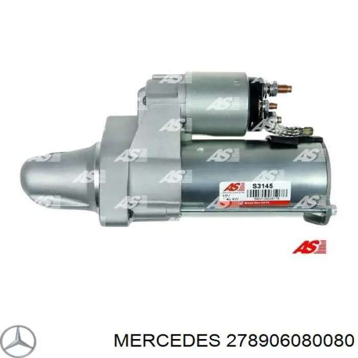 278906080080 Mercedes motor de arranco