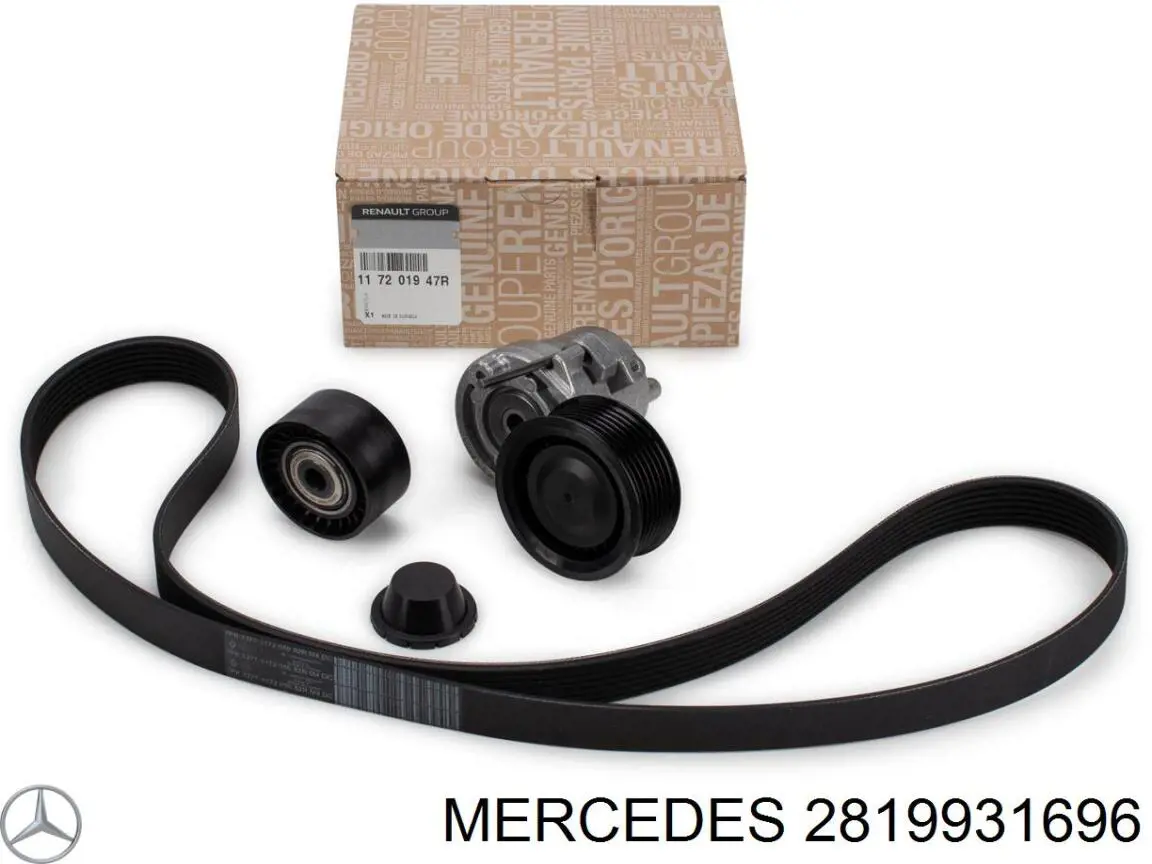 Клиновый ремень Mercedes 2819931696 цена, от 14.05 USD