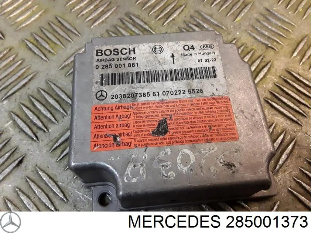 Купить A0285001373 Mercedes Модуль-процессор управления подушкой безопасности