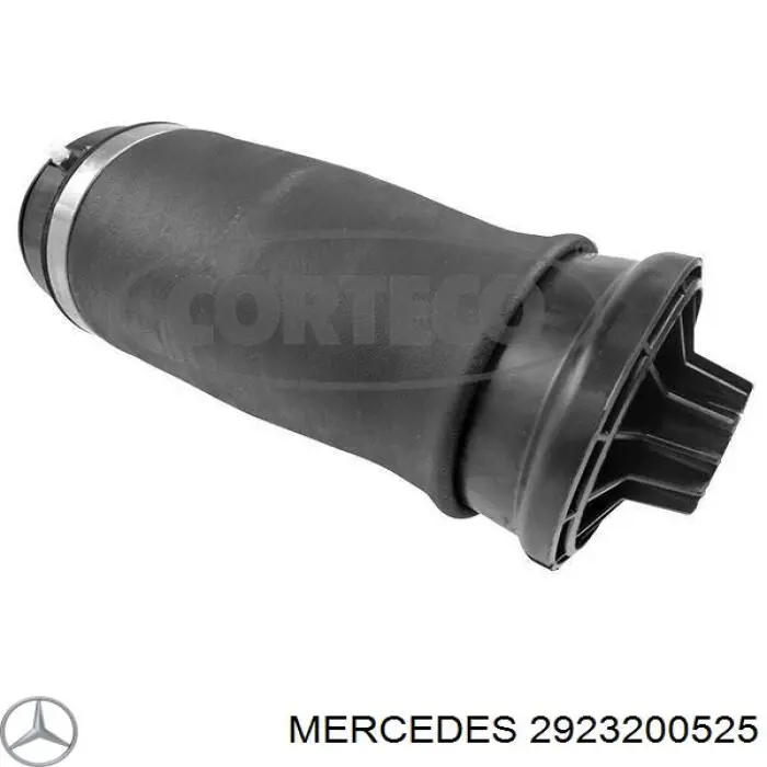 Пневмоподушка/пневморессора моста заднего Mercedes 2923200525 цена, от 411.97 USD