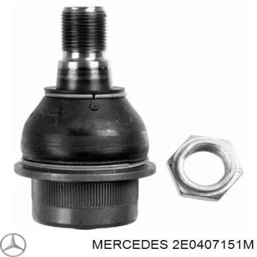 2E0407151M Mercedes braço oscilante inferior esquerdo de suspensão dianteira