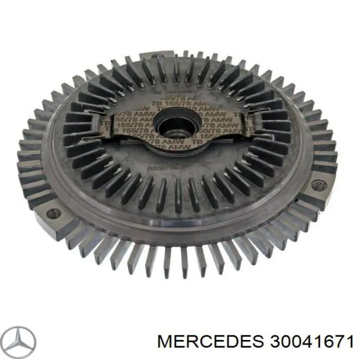 Вискомуфта вентилятора 30041671 Mercedes