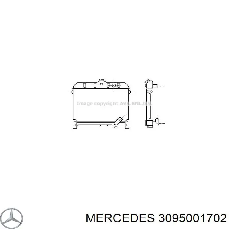 A3095001702 Mercedes радиатор