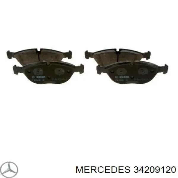 34209120 Mercedes колодки тормозные передние дисковые