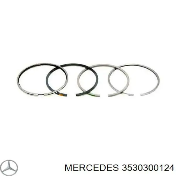 A353030072464 Mercedes кольца поршневые на 1 цилиндр, std.