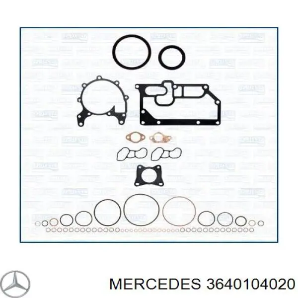 3640100380 Mercedes комплект прокладок двигателя верхний