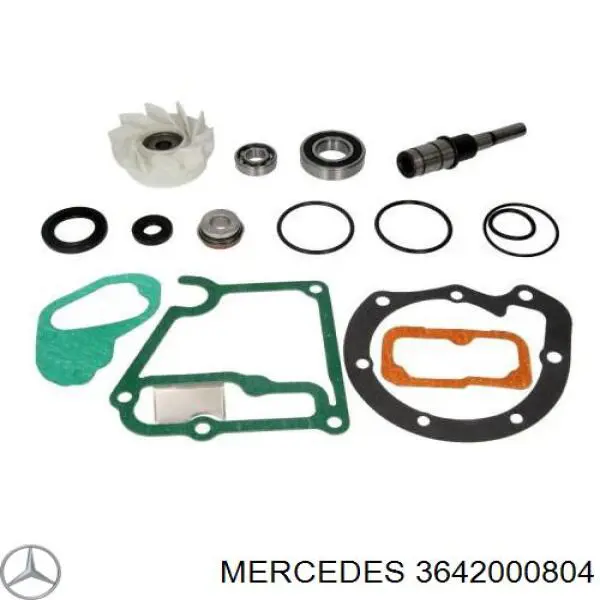 Ремкомплект водяной помпы 3642000804 Mercedes