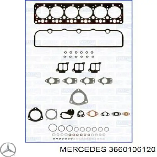 3660106120 Mercedes комплект прокладок двигателя верхний