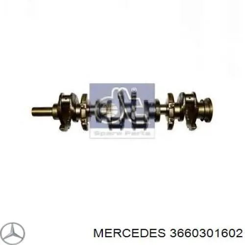3660301602 Mercedes коленвал двигателя