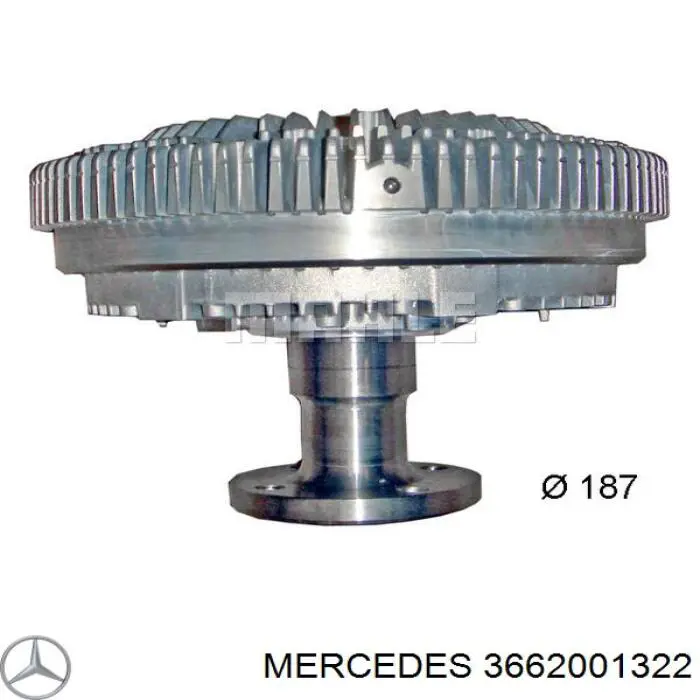 Купить 3662001322 Mercedes Муфта вентилятора охлаждения