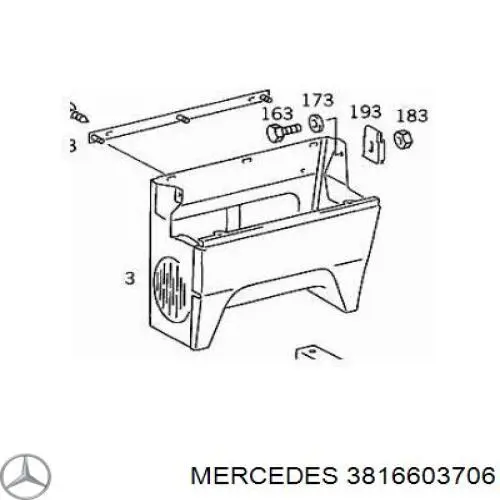 A3816603706 Mercedes 