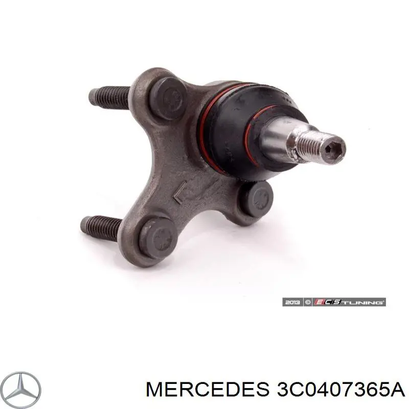 Нижняя левая шаровая опора 3C0407365A Mercedes