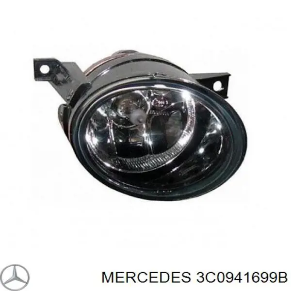 Фара противотуманная левая 3C0941699B Mercedes