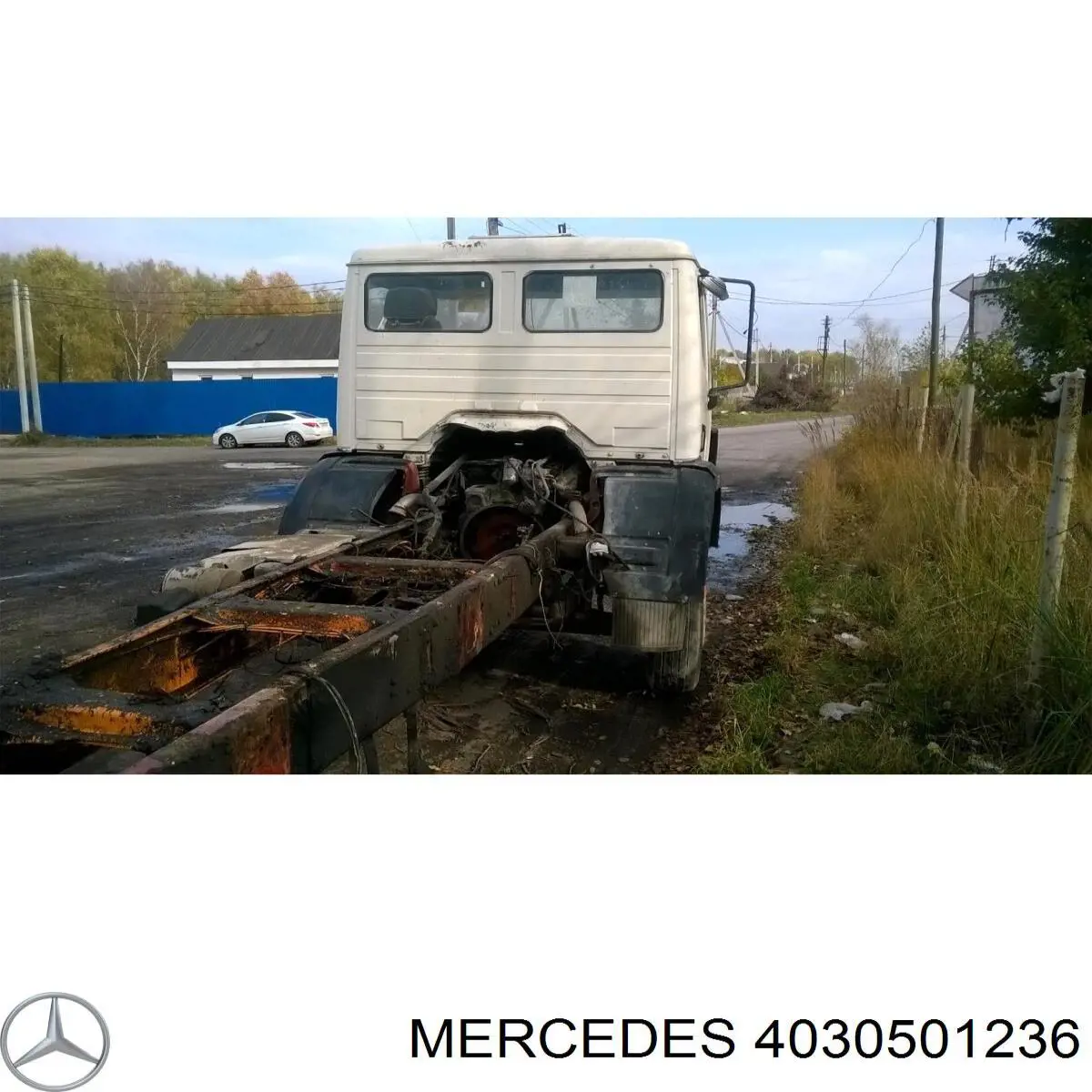 Ось коромысла рокеров Mercedes 4030501236