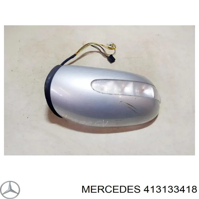 413133418 Mercedes espelho de retrovisão direito