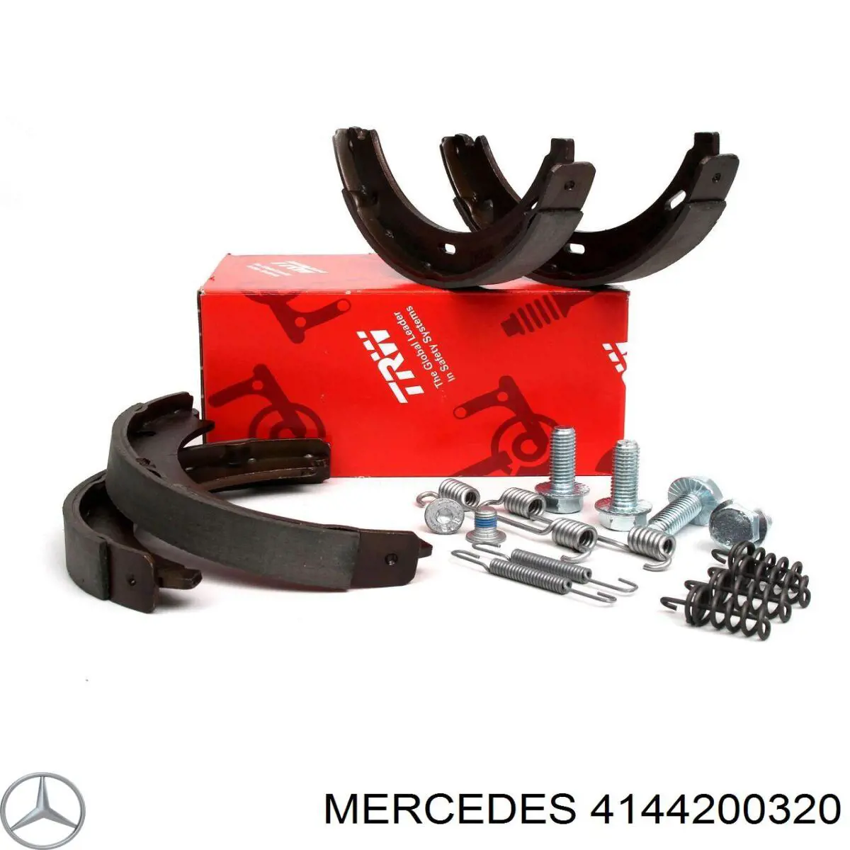 Купить 4144200320 Mercedes Колодки ручника/стояночного тормоза