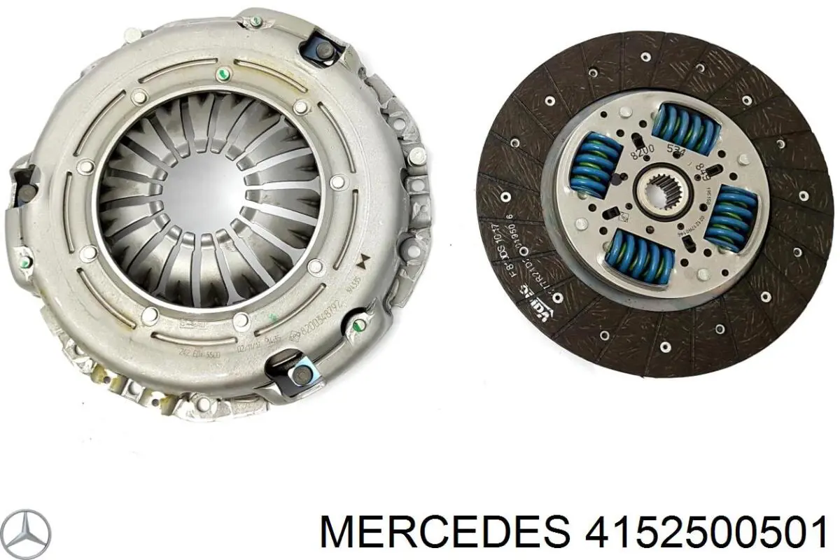 Комплект сцепления (3 части) Mercedes 4152500501 цена, от 100.19 USD
