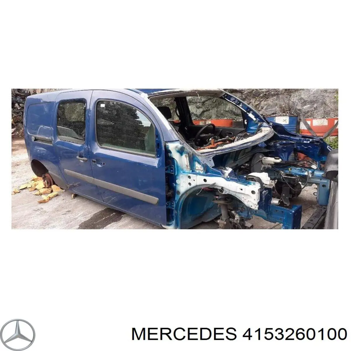 4153260100 Mercedes амортизатор задний