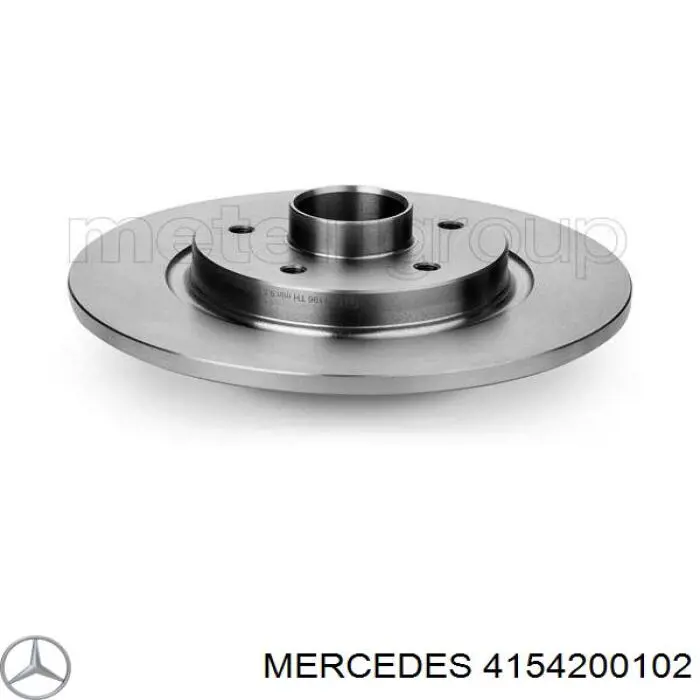 Тормозные диски 4154200102 Mercedes