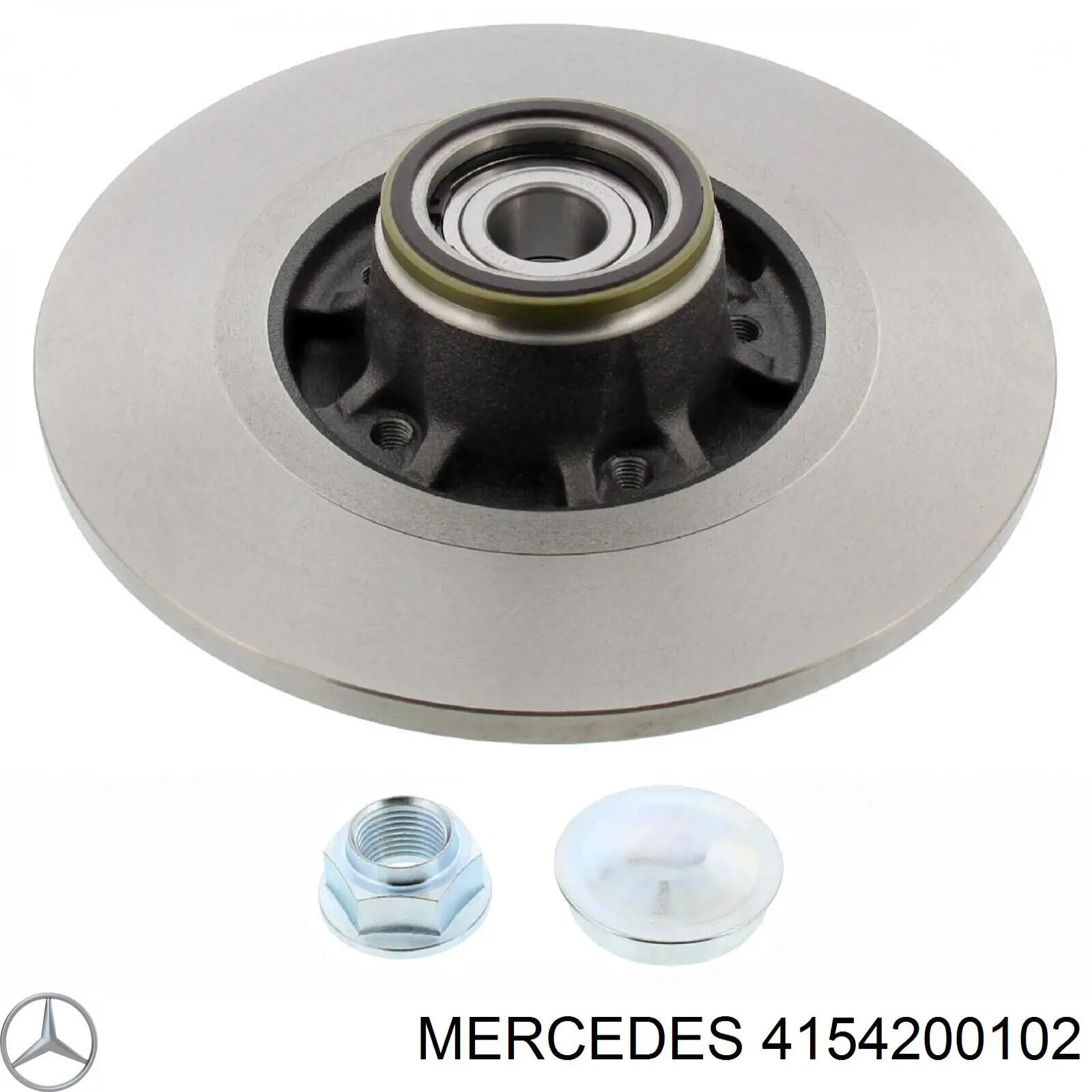 Купить 4154200102 Mercedes Диск тормозной задний