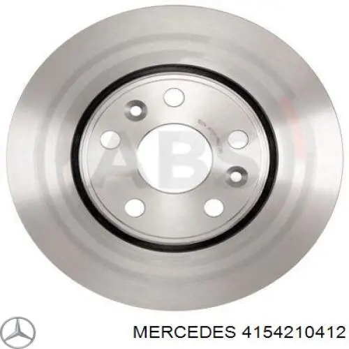 Передние тормозные диски 4154210412 Mercedes