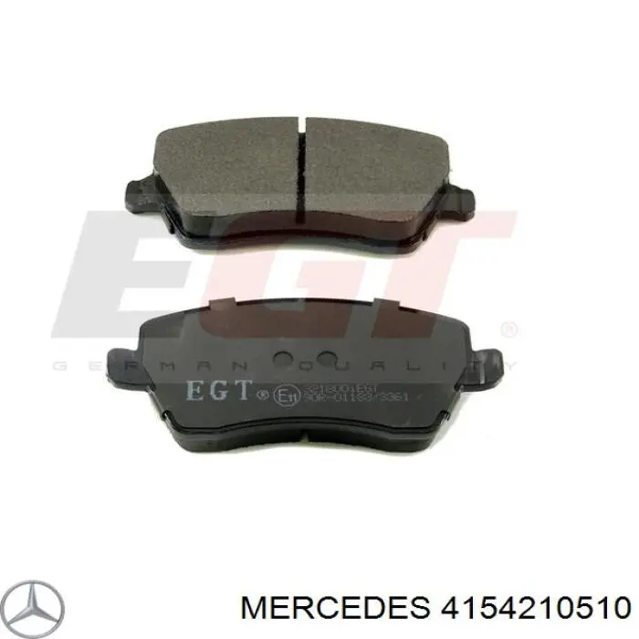 4154210510 Mercedes передние тормозные колодки