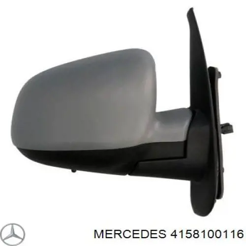 Правое боковое зеркало 4158100116 Mercedes