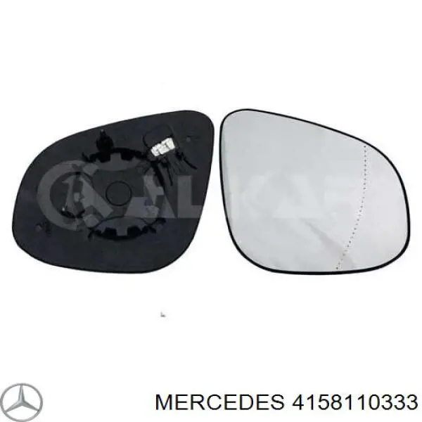 Стекло зеркала заднего вида, правого Renault (RVI) 963656392R цена, от 12.38 USD