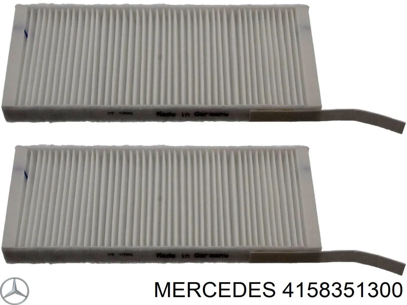 Фильтр воздушный отопителя Mercedes 4158351300 цена, от 7.31 USD