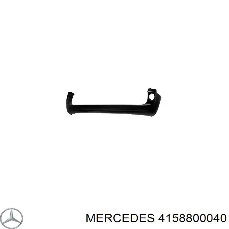 4158800040 Mercedes бампер задний