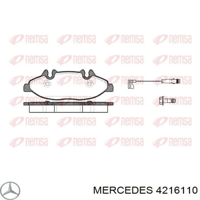 Колодки Mercedes 4216110 цена, от 27.04 USD
