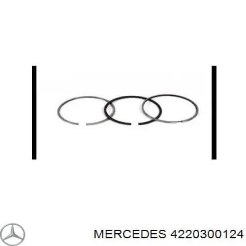 A4220300124 Mercedes кольца поршневые на 1 цилиндр, std.