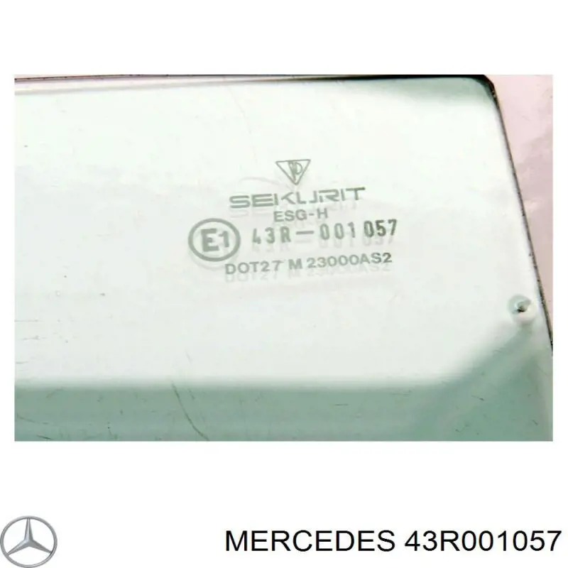 43R001057 Mercedes Автомобильное стекло заднее